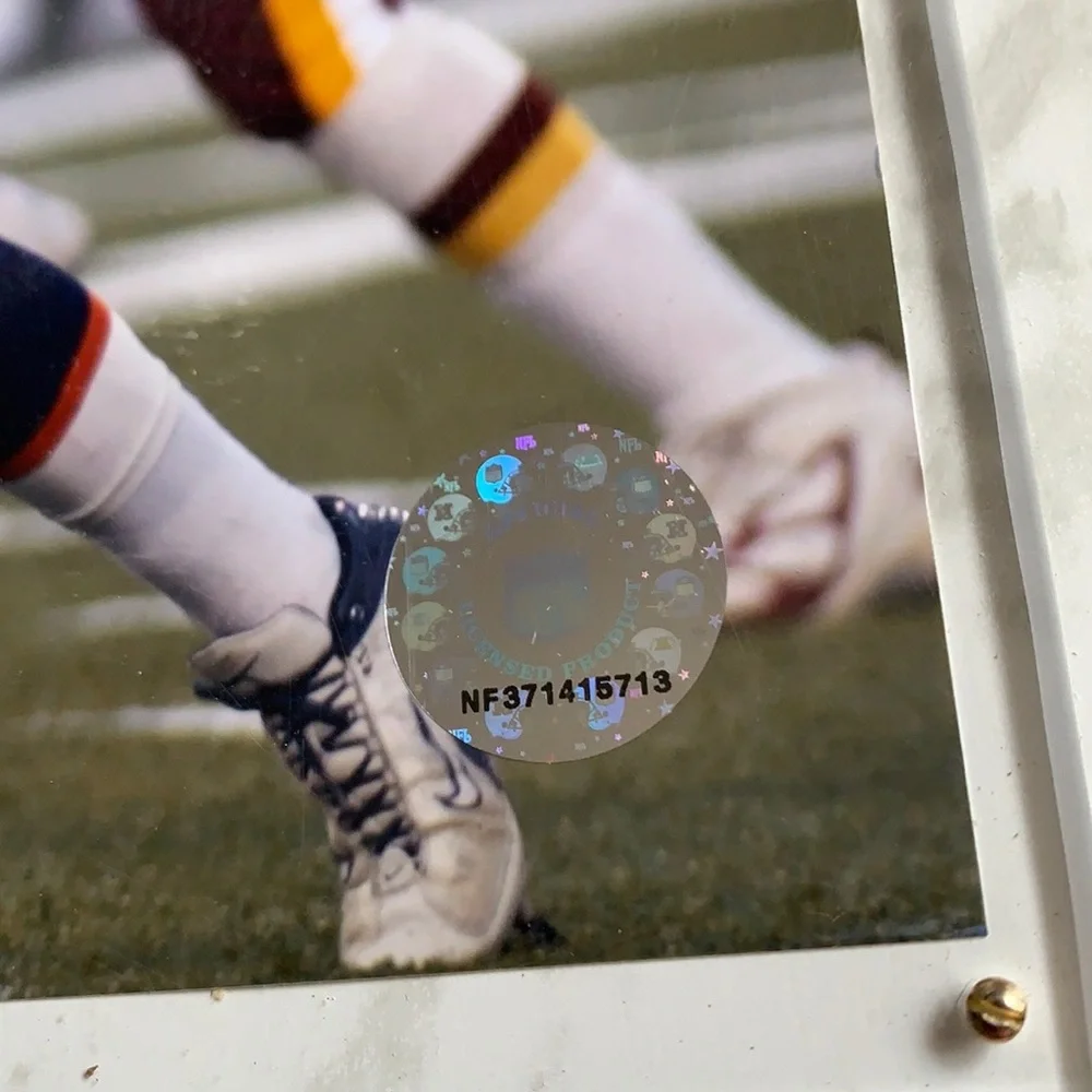Jake Plummer Plaque 10x13 Denver Broncos 2004 dated not signed